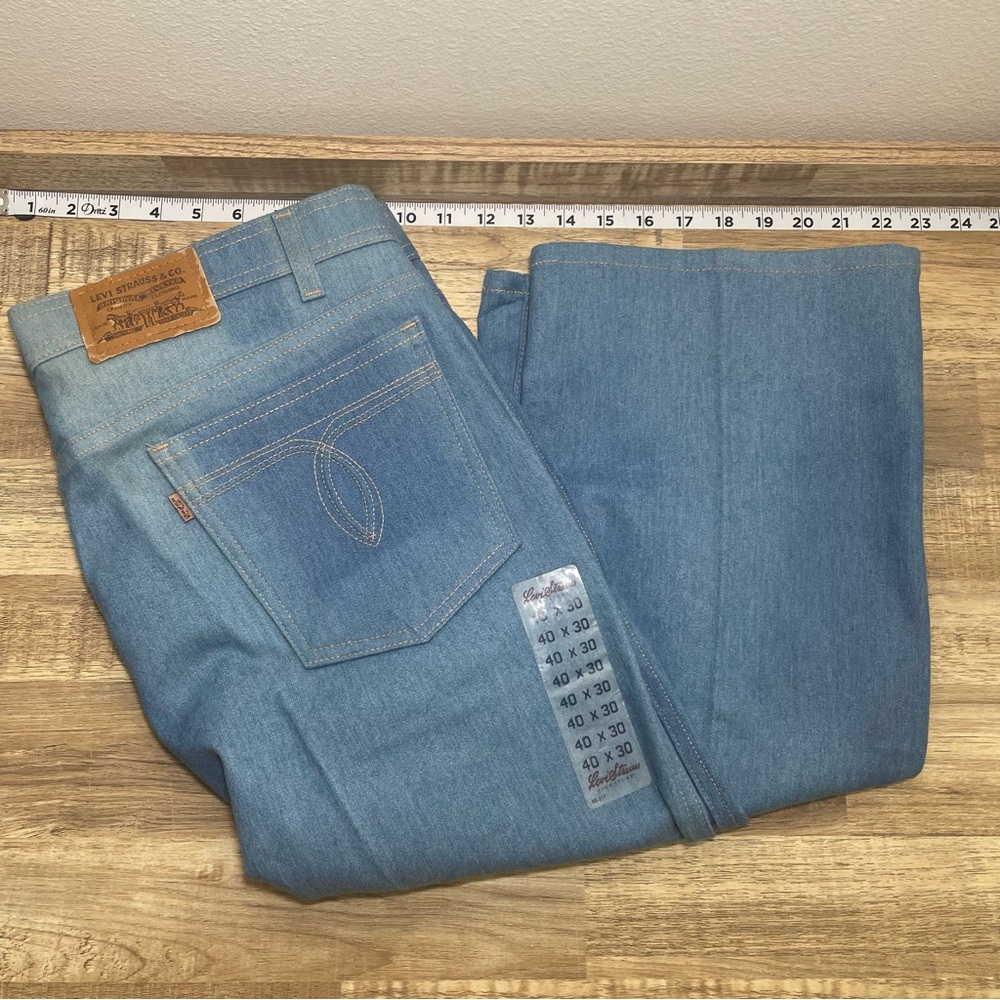 Vintage Levis 514 Brown Tab Denim Jeans Men Tag 40x30‎  Actual 39x31 Blue *Read*